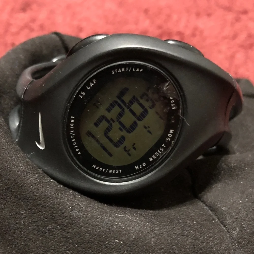 Nike | Black Triax Digital Vintage Watch RARE